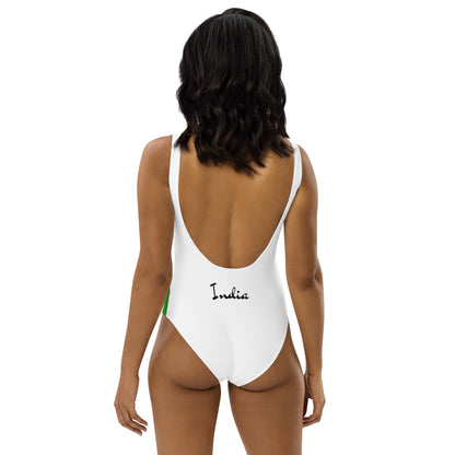 Swimsuit India / India Swimwear With India Flag Print / One Piece Swimsuit XS-3XL