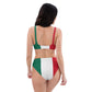 Recycled Polyester Mexico Bikini / Colors Of The Mexican Flag / High Waist Bikini