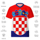Croatia Flag Recycled Polyester Unisex Sports Jersey Sizes 2XS - 6XL