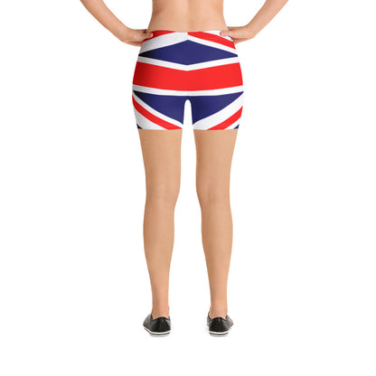 Union Jack Shorts Women / Fitness Shorts For women / Workout Shorts