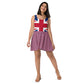 Union Jack Skater Dress UK Print / Skater Dress Sleeveless