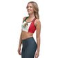 Mexico Flag Sports Bra / Mexican Fitness Sports Bra /  Colors Of The Mexican Flag