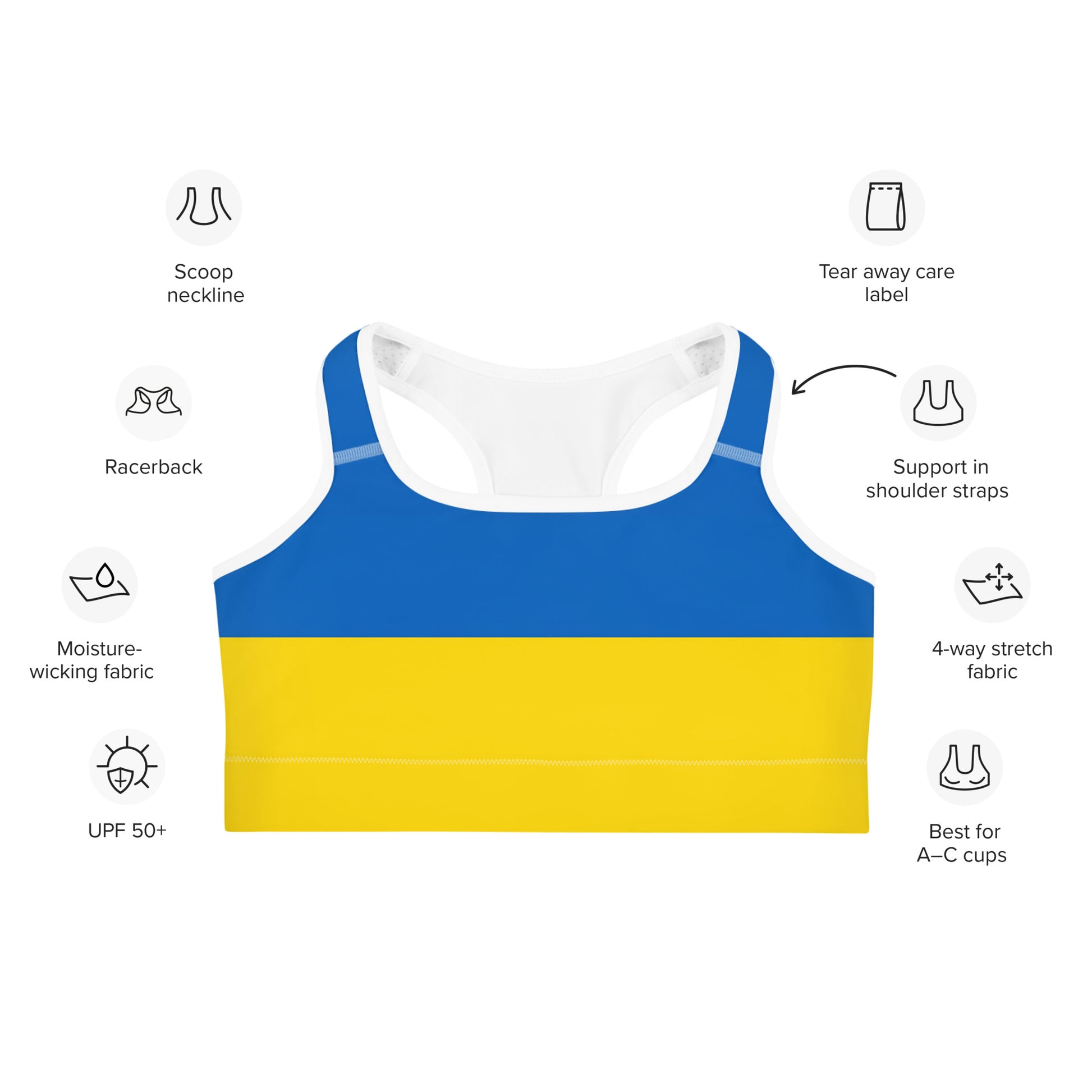 Benefits Ukraine Sports Bra