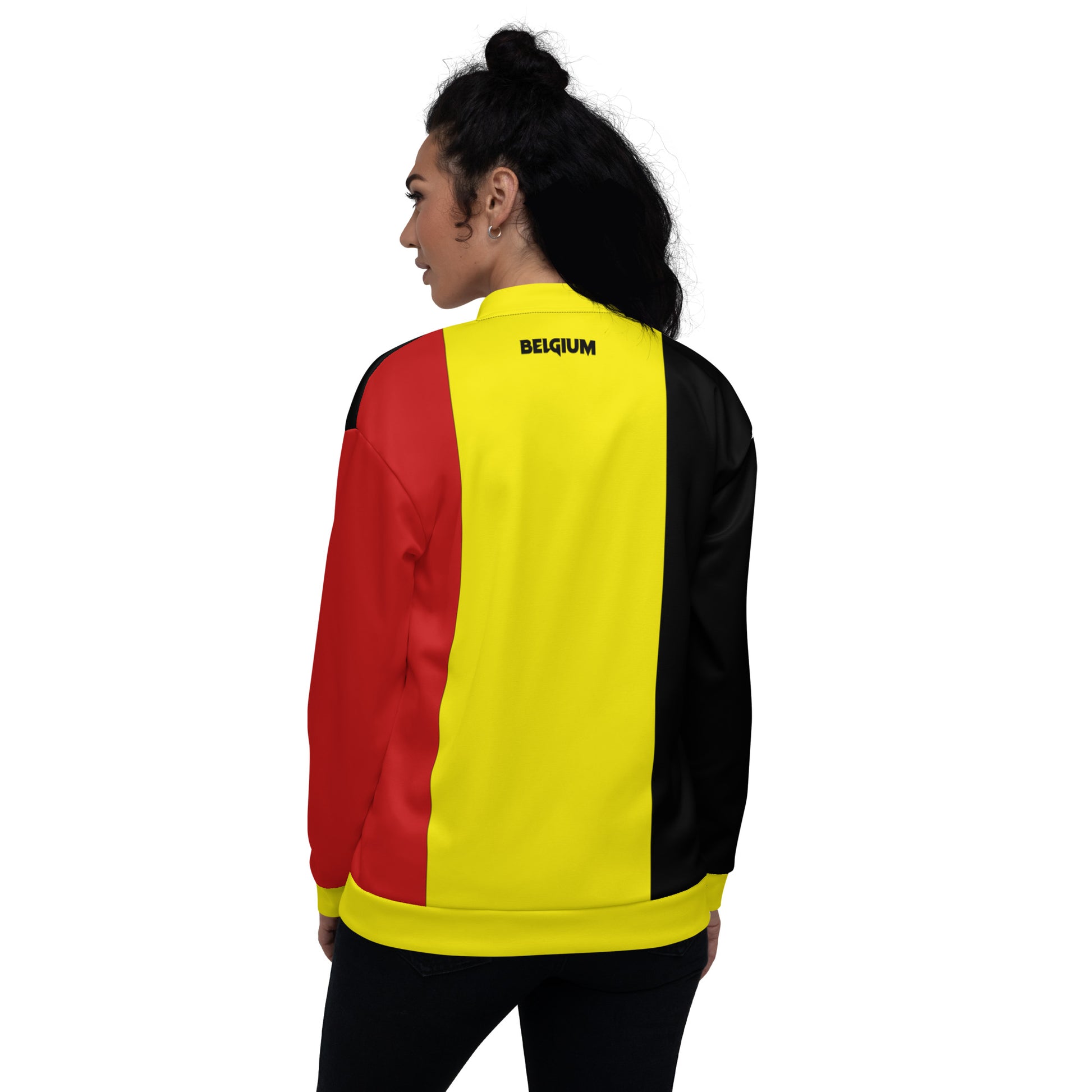 Belgium Jacket / Belgian Flag Colors Bomber Jacket / Unisex Clothing