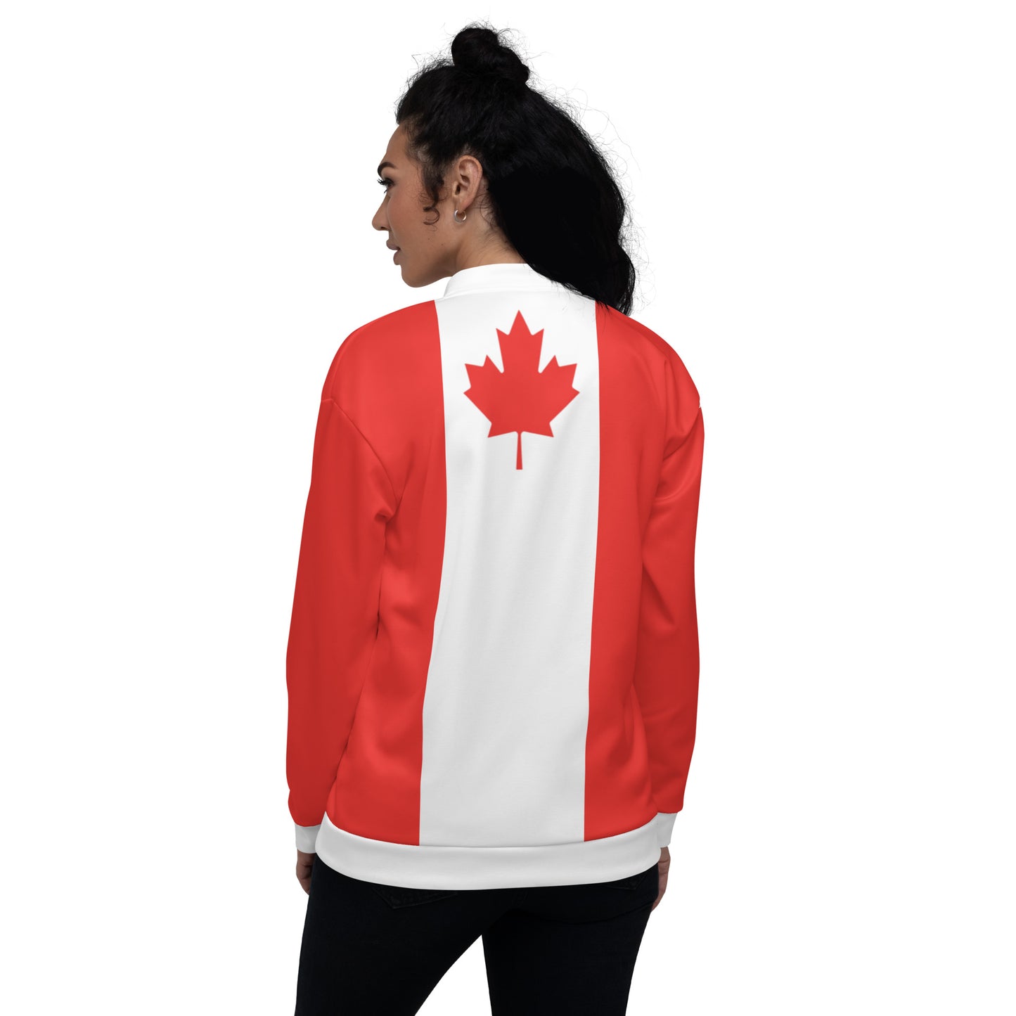 Canada Jacket / Unisex Bomber Jacket / Canada Flag Clothing
