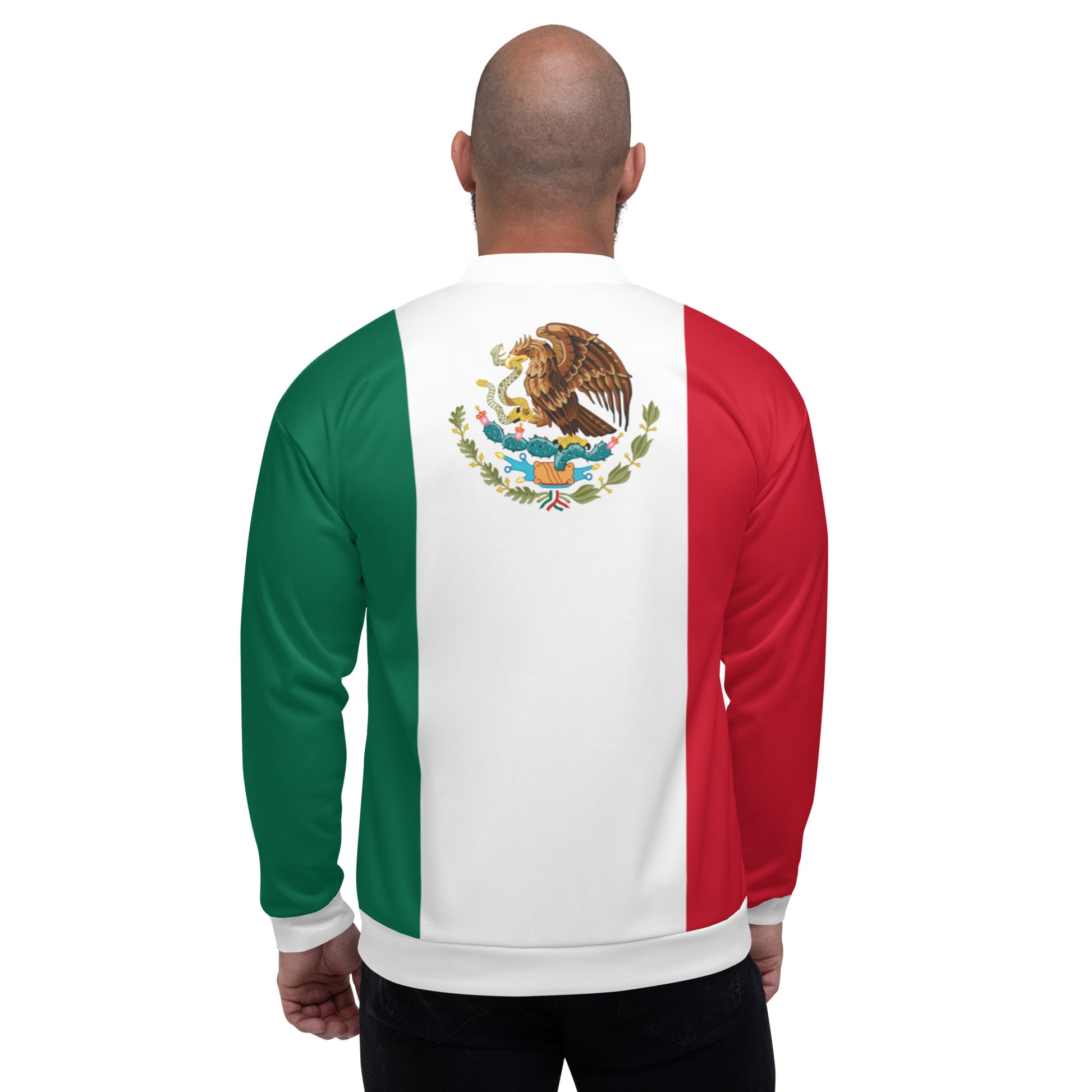 Mexican Flag Jacket / Unisex Mexico Bomber Jacket / Cinco De Mayo Clothing