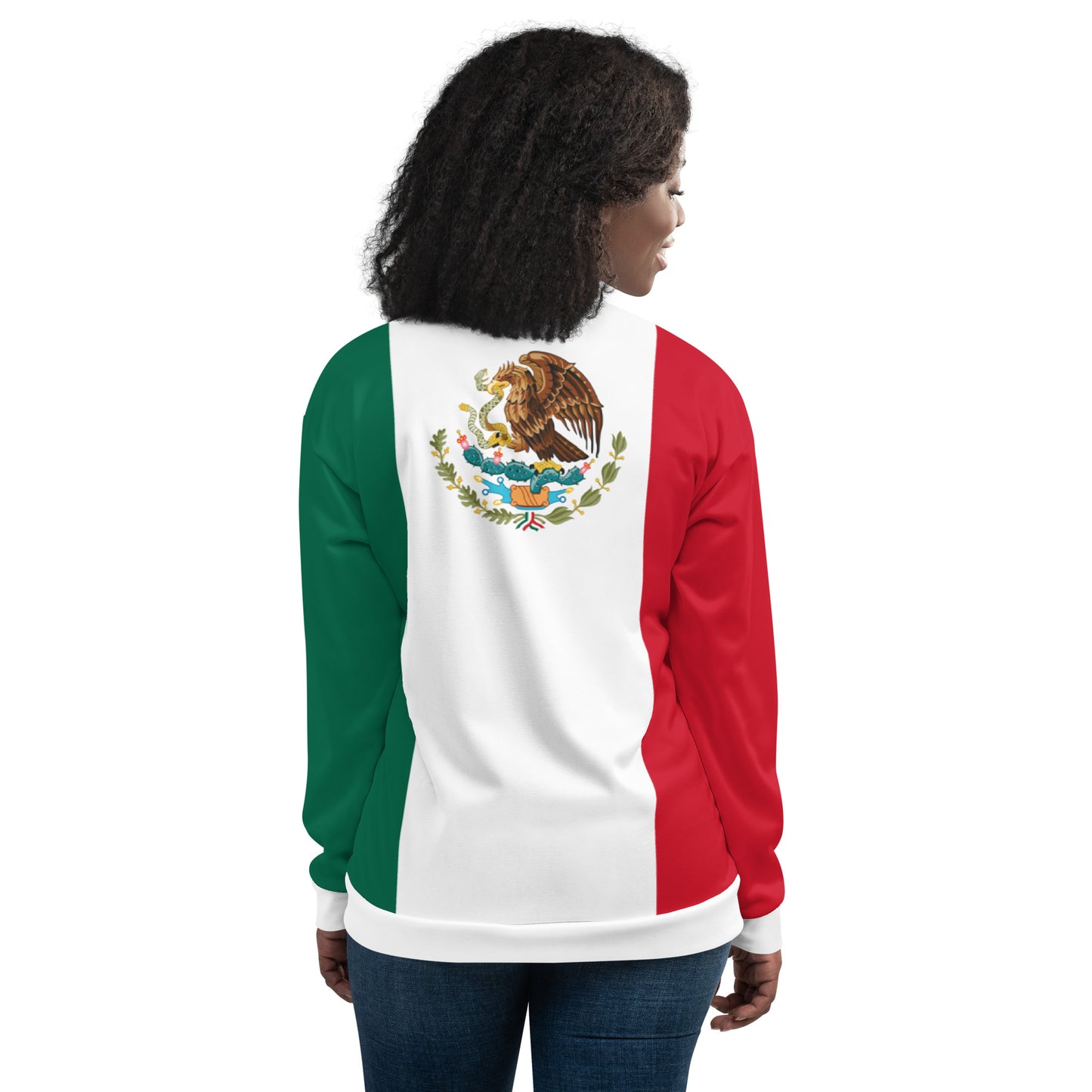 Mexican Flag Jacket / Unisex Mexico Bomber Jacket / Cinco De Mayo Clothing