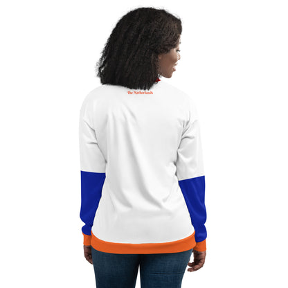 The Netherlands Jacket / Unisex Bomber Jacket Netherlands Flag Colours