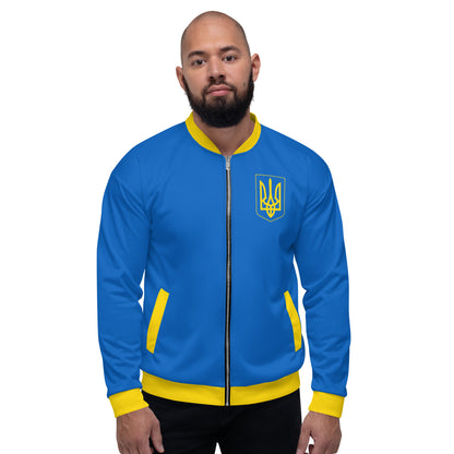 Ukraine Jacket / Unisex Bomber Jacket Ukraine Flag Colors