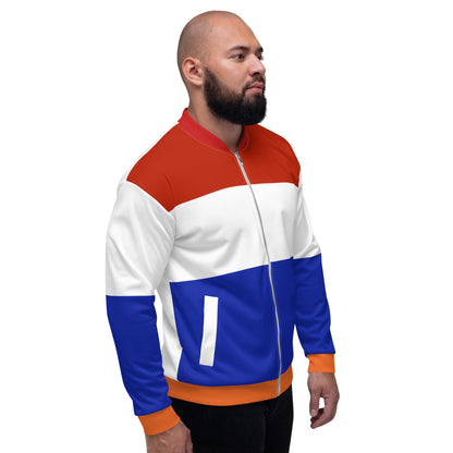 The Netherlands Jacket / Unisex Bomber Jacket Netherlands Flag Colours