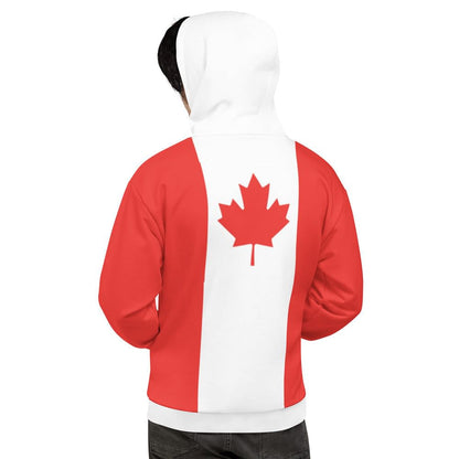 Canada Flag Hoodie / Patriot Hoodie / Red - White Hoodie