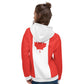 Canada Flag Hoodie / Patriot Hoodie / Red - White Hoodie