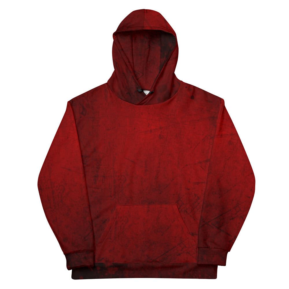 Red Hoodie Killer Woman / Spider hoodie / Skull / Grunge