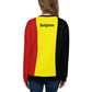 Belgium Flag Colors Sweatshirt / Belgium Clothes / Belgian Shirt
