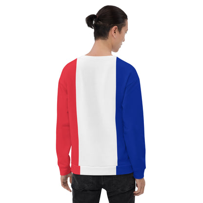 The French Flag Sweatshirt / Flag Of France/ French Clothing