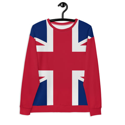 Suéter Union Jack / Union Jack británica / Sudadera Crewneck