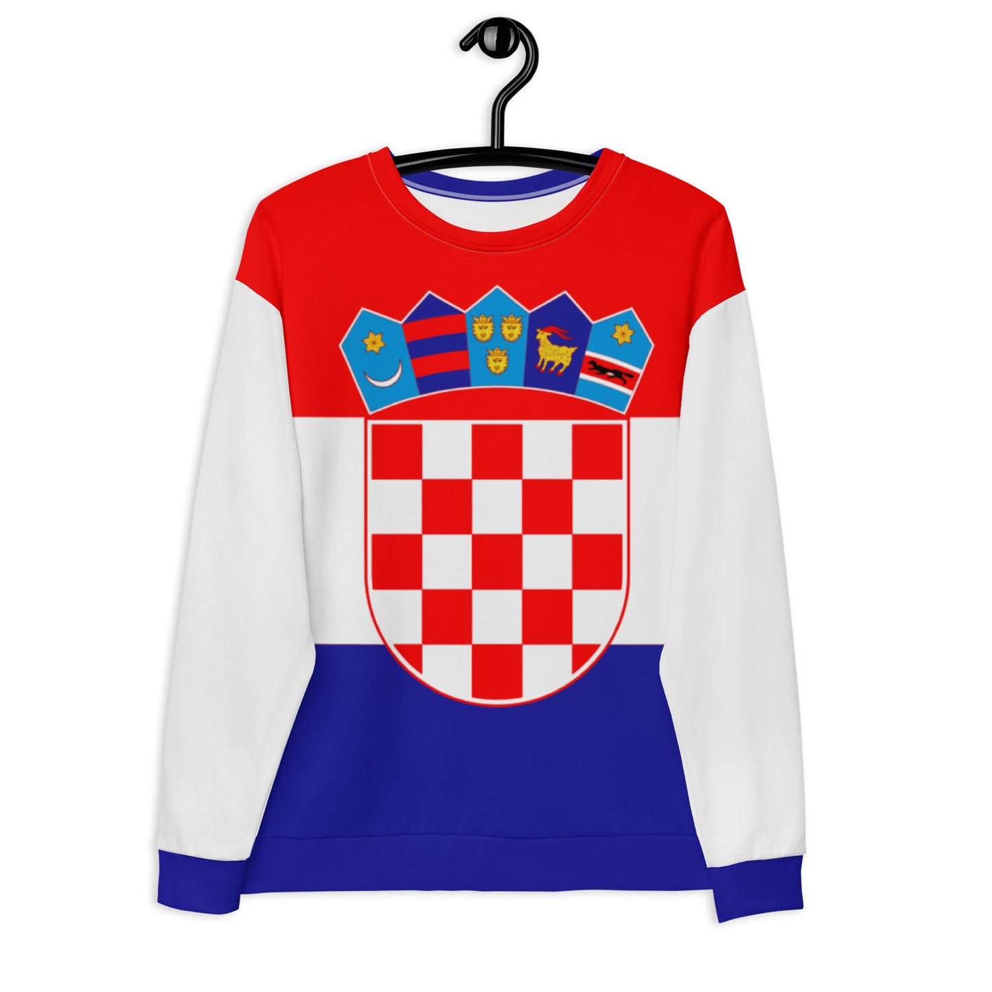 Croatia Flag Sweatshirt / Unisex Croatia Clothes