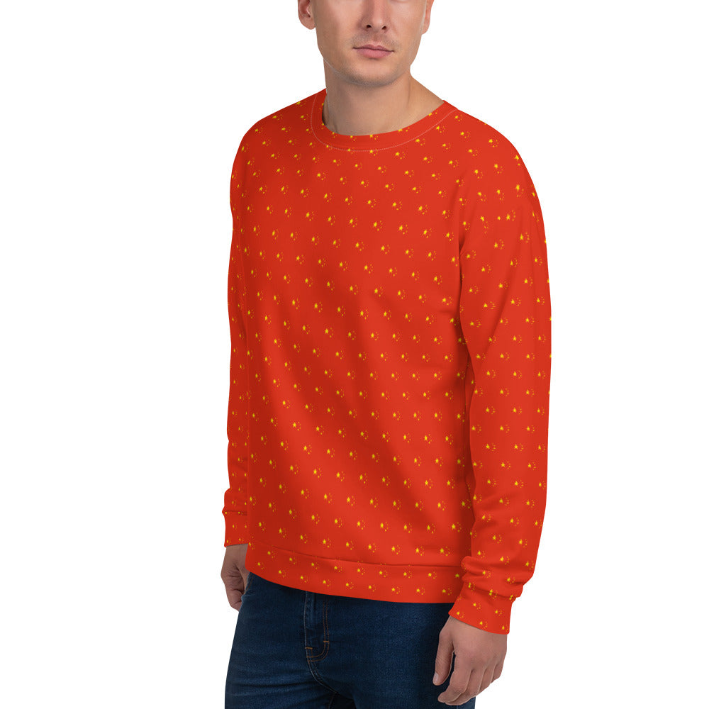 China Sweater Printed With China Flag / Chinese Sweatshirt / China Clothing