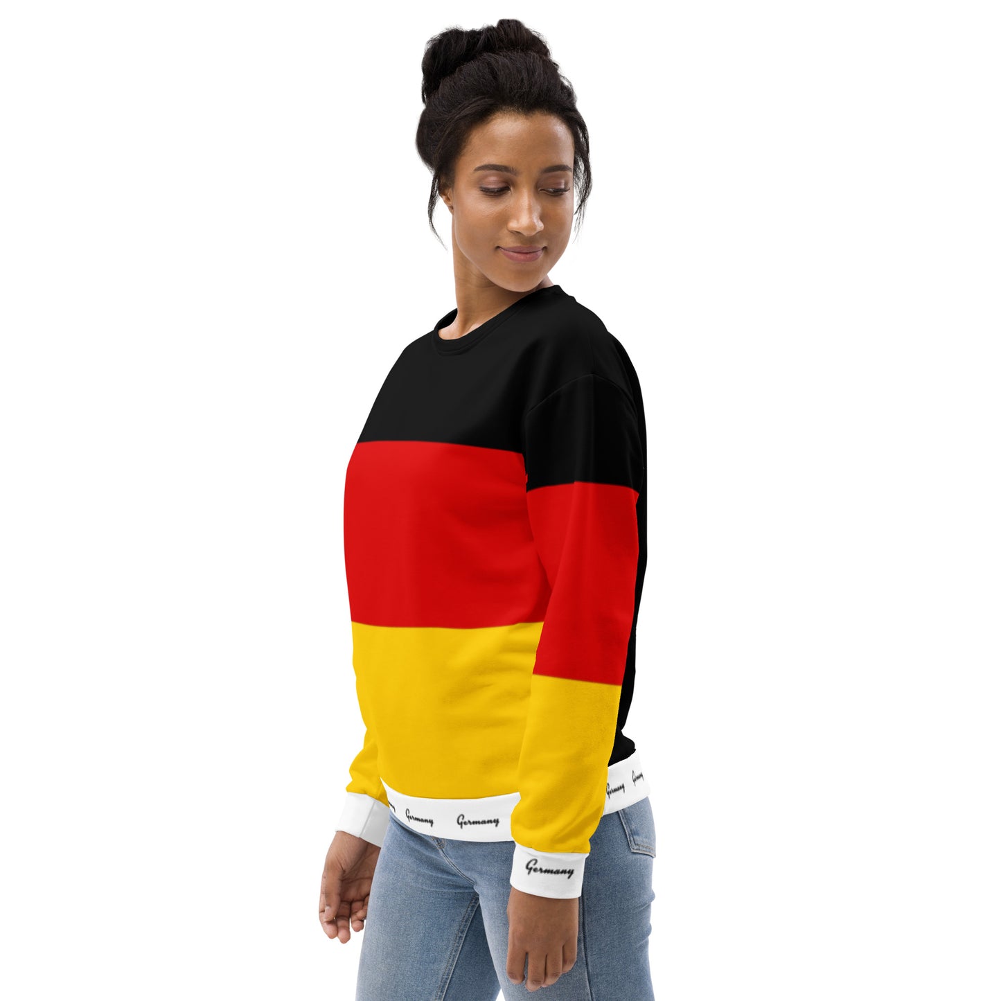 Germany Sweatshirt / Flag Sweatshirt / Striped Sweatshirt