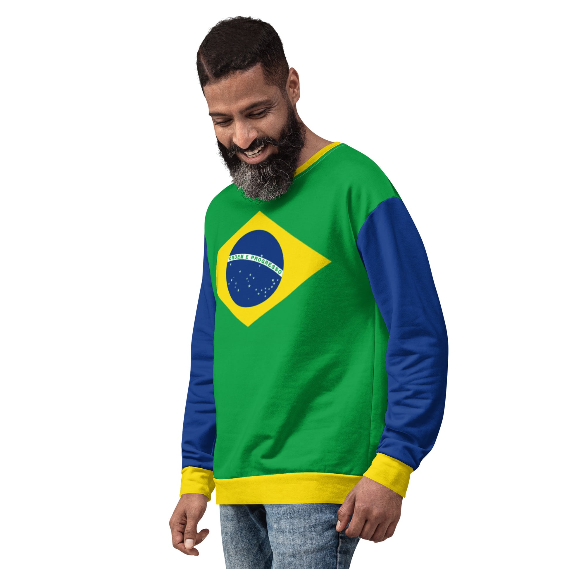 Brasilien Jacke / Unisex Brasilien Flagge Farbe Bomberjacke – YVDdesign