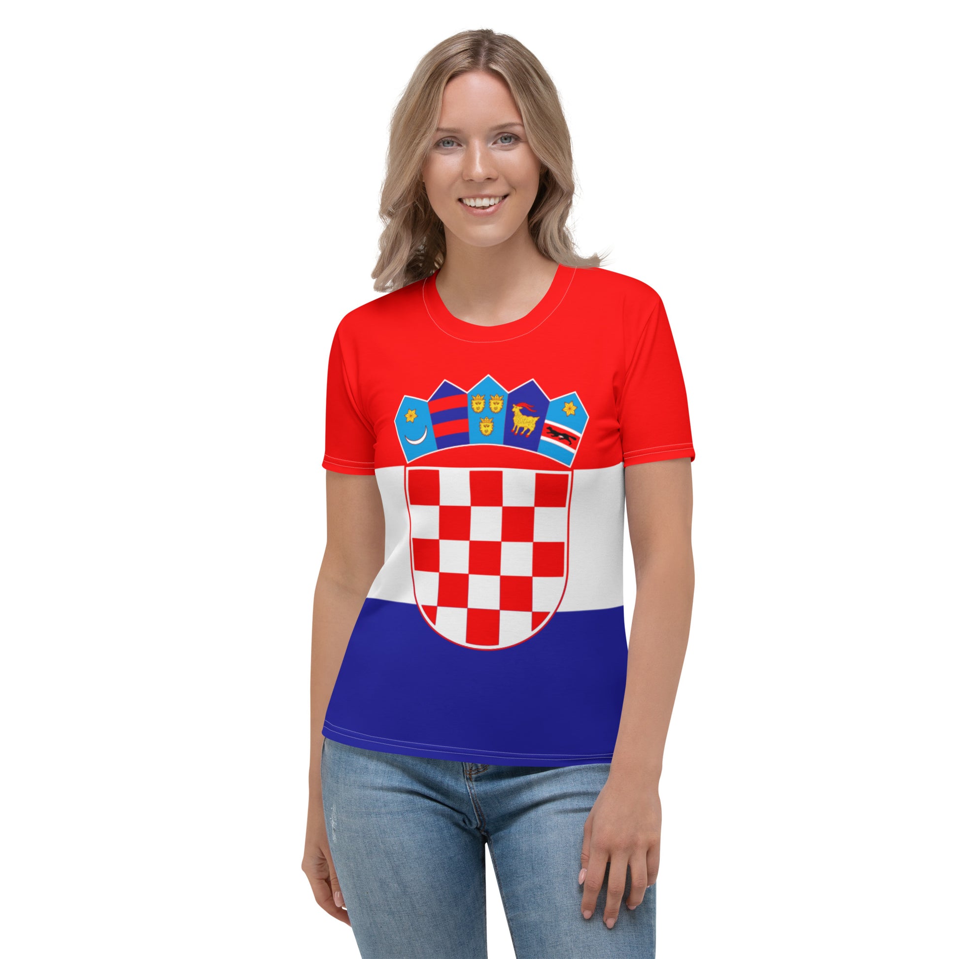 Croatian Flag Shirt / Croatia Style Clothing For WomenCroatian Flag Shirt / Croatia Style Clothing For Women