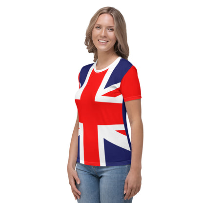 The Union Jack Women's T-shirt / Union Jack Clothing / Union Jack Gifts / British Clothing - YVDdesign