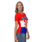 Croatian Flag Shirt / Croatia Style Clothing For Women