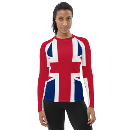 Union Jack Women's Long Sleeve Rash Guard