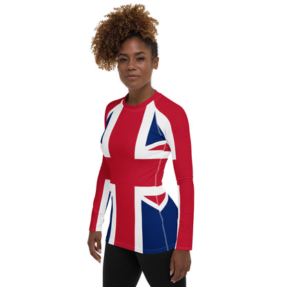 Union Jack Women's Long Sleeve Rash Guard