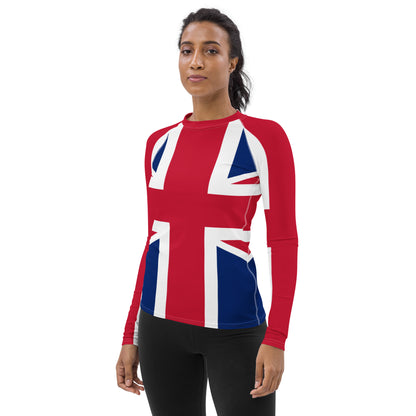 Union Jack Women's Long Sleeve Rash Guard