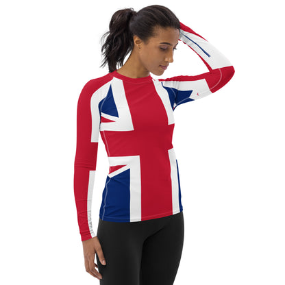 Union Jack Women's Long Sleeve Rash Guard