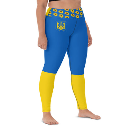 Ukraine Leggings / Woman Leggings / Gym Leggings / Yoga Leggings / Inside Pocket