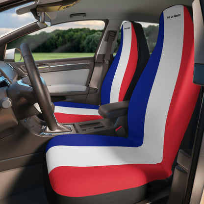 France Flag Car Seat Covers Universal
