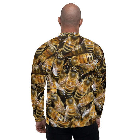 Bomber Jacket For Beekeeper / Jacket For Bee Lover / Bee Lover Gift