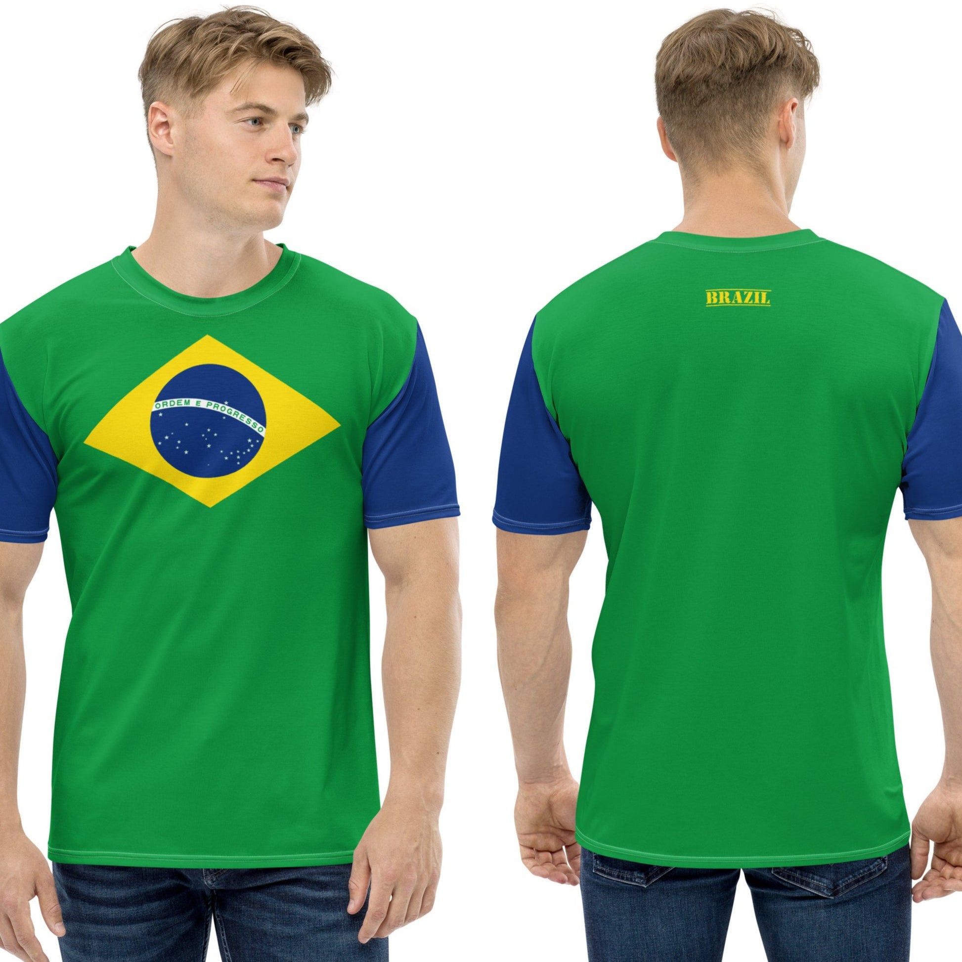 Brazil Flag T-shirt / Mens Flag Shirt
