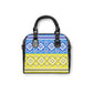 Shoulder Handbag Ukraine Colors / 100% high-grade PU Leather
