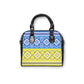 Shoulder Handbag Ukraine Colors / 100% high-grade PU Leather