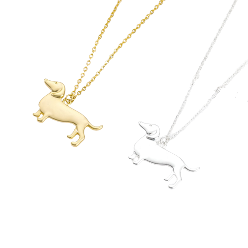 Dachshund Necklace / Gold Color Or Silver Color / Dog Jewelry