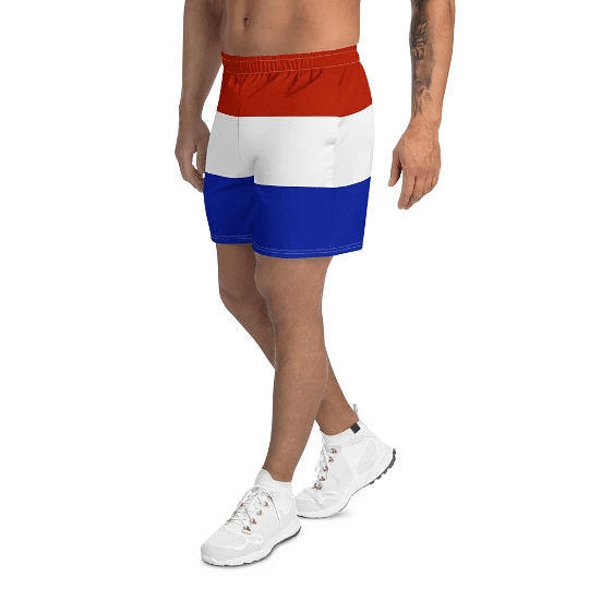 The Netherlands Flag Color Shorts / Long Mens Short / The Netherlands Gift
