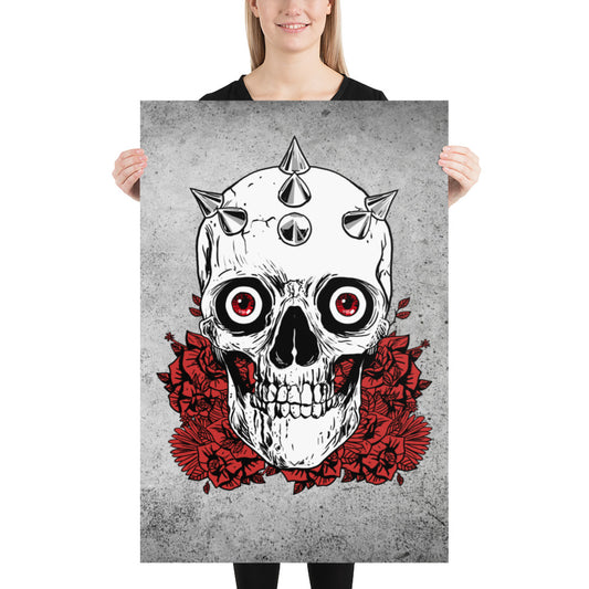 Skull Decor / Gothic Decor / Wall Decoration / Museum Quality Poster - YVDdesign