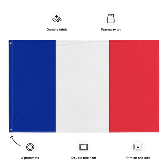 French Flag / Premium Flag / French Flag Colors / Wall Decoration