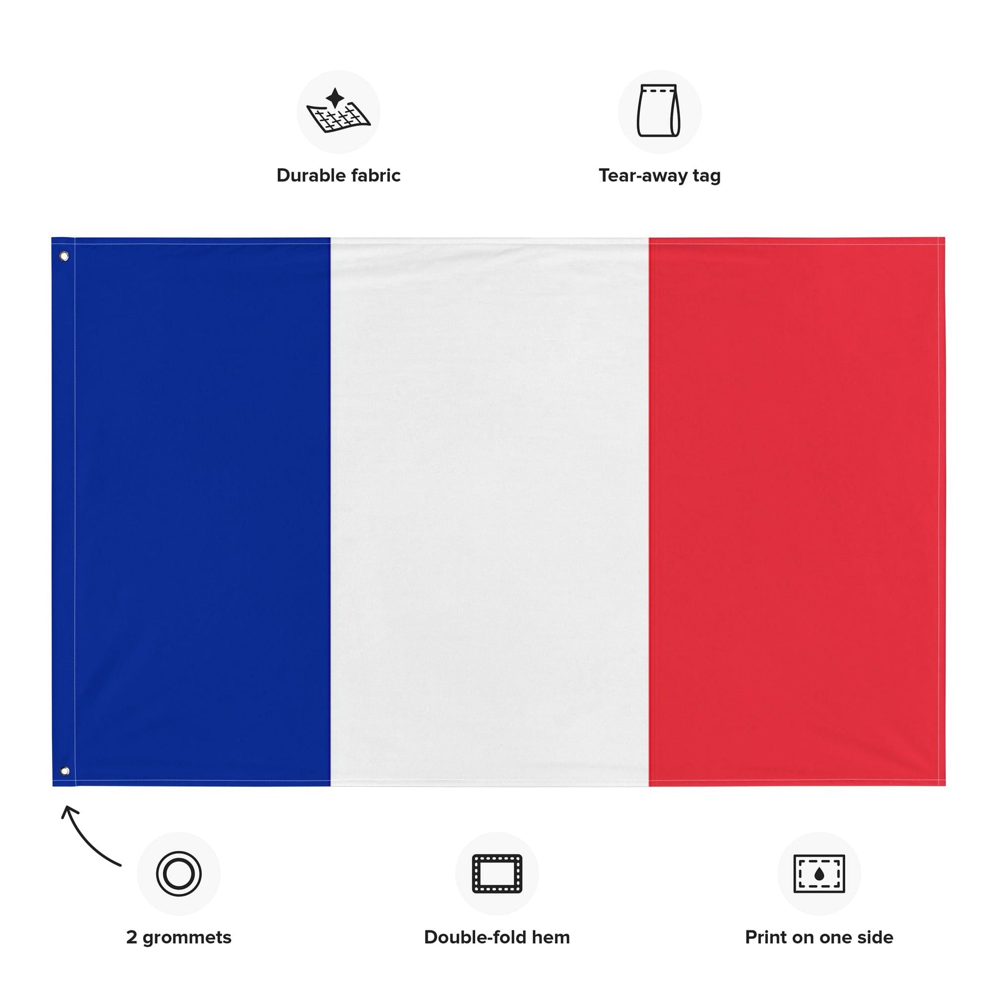 French Flag / Premium Flag / French Flag Colors / Wall Decoration