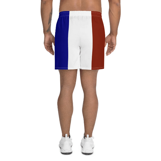 French Flag Shorts For Mens / Patriot Shorts / Soccer Shorts