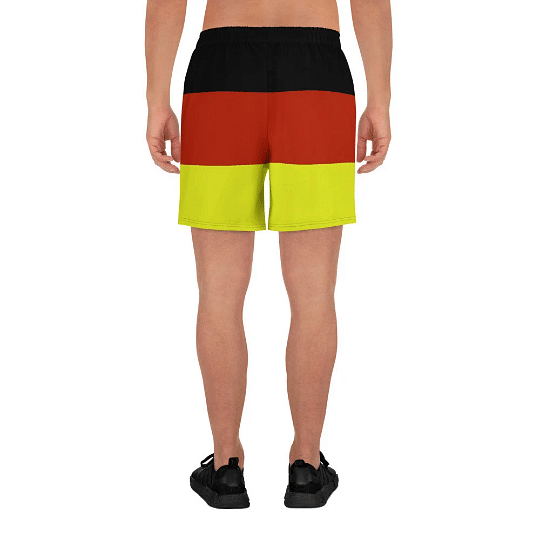 Germany Shorts / Long Men's Shorts / Germany Flag Shorts / Soccer Shorts