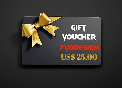Gift Voucher 10 US$, 25 US$, 50 US$, 75 US$, 100 US$