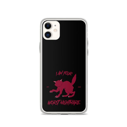 Naughty Cat iPhone Case / I Am Your Worst Nightmare