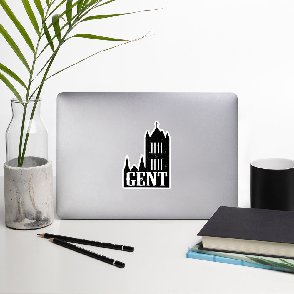 Sticker Van Gent / België Sticker / Stad In België