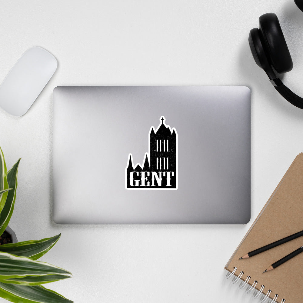 Sticker Van Gent / België Sticker / Stad In België