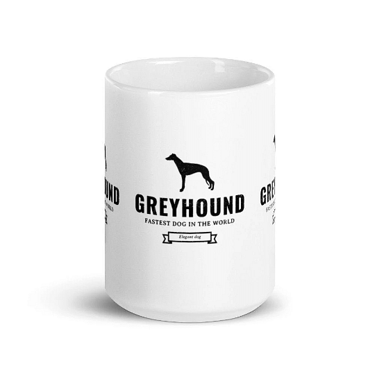 Ceramic Mug / Greyhound Mug / Big Mug / Coffee Mug