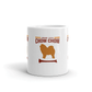 Ceramic Mug With Dog Print /  Chow Chow Dog
